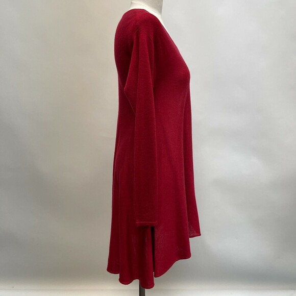 Max Edition Women's Long Sweater Medium Red Wool Blend - Picture 5 of 8